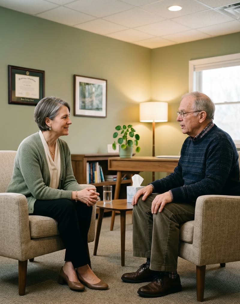 Supportive psychiatric care in a comfortable setting